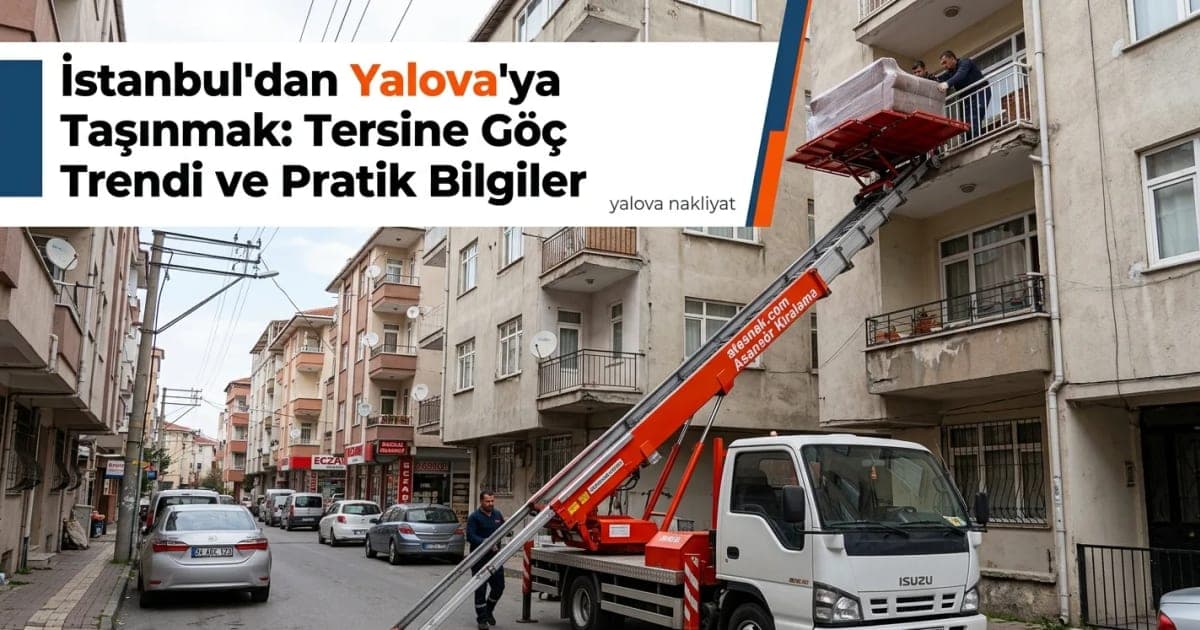 İstanbul'dan Yalova'ya Taşınmak: Tersine Göç Trendi ve Yalova Nakliyat